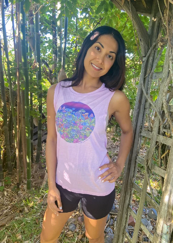 Entheogenic "Magic" Mushrooms Boyfriend Tee Layered Multi-layer Single Layer