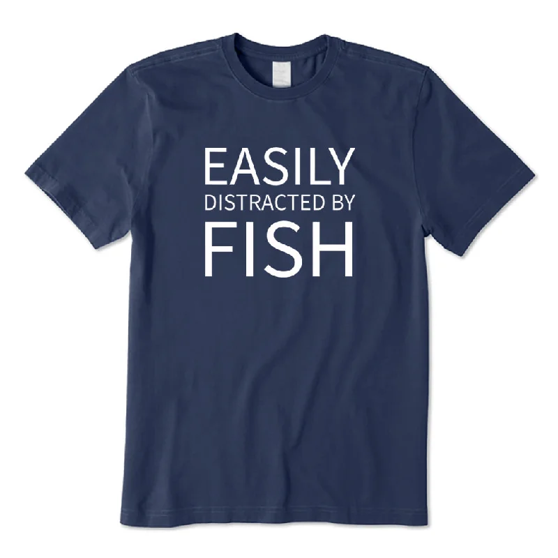 Easily Distracted By Fish T-Shirt Elegant Classic Vintage