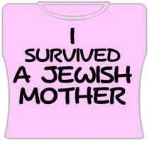 I Survived A Jewish Mother Girls T-Shirt (Pink) Front Pockets Side Pockets Patch Pockets