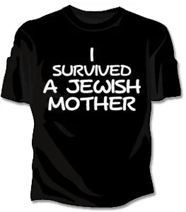 I Survived A Jewish Mother Girls T-Shirt Lace Blend Ribbed Blend Corduroy Blend