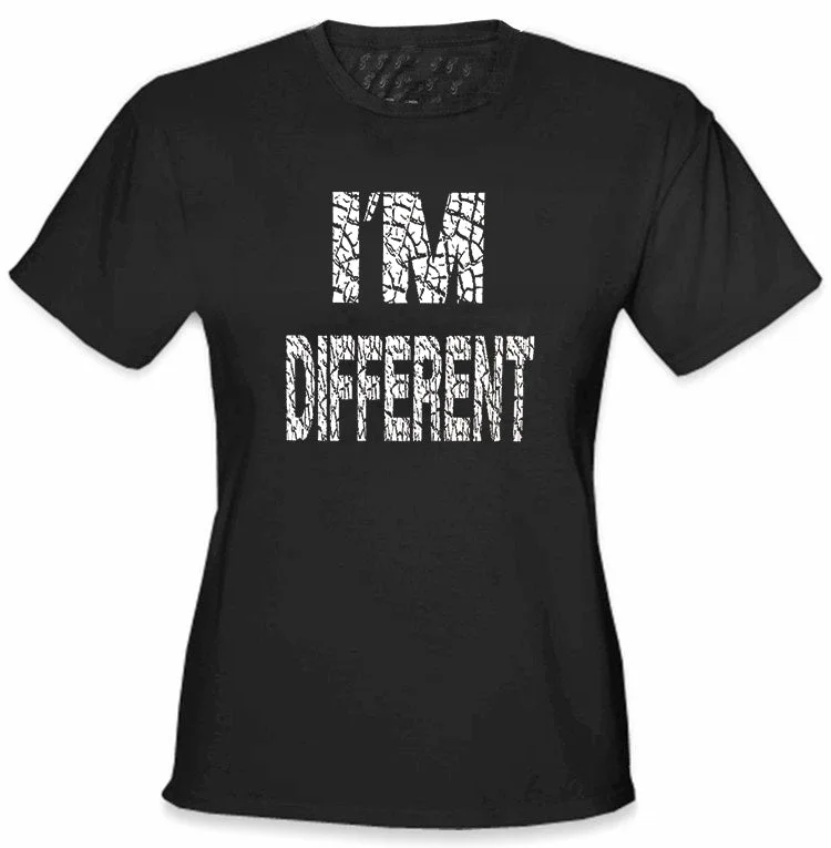 I'm Different Girl's T-Shirt Basic T-Shirt Crew Neck Short Sleeve