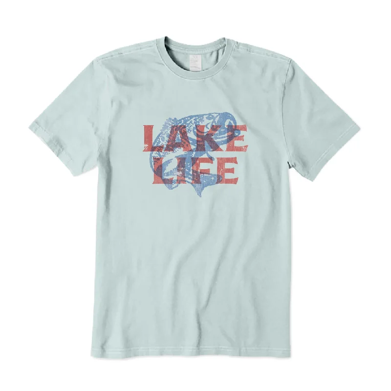 Lake Life T-Shirt Chenille Fabric Brocade Fabric Lace Fabric