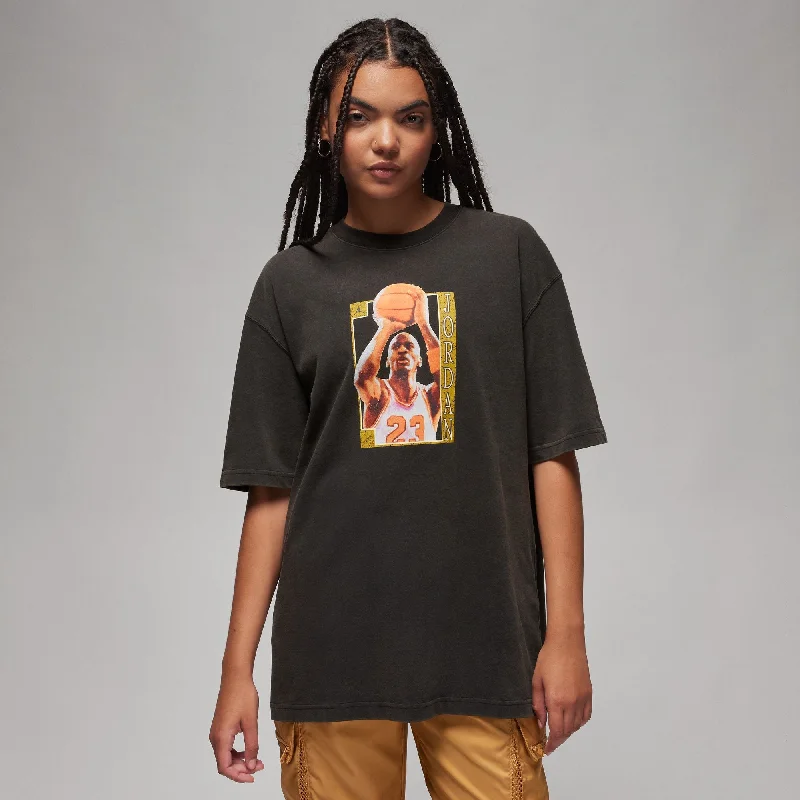 Oversized Graphic T-Shirt Satin Blend Silk Blend Wool Blend