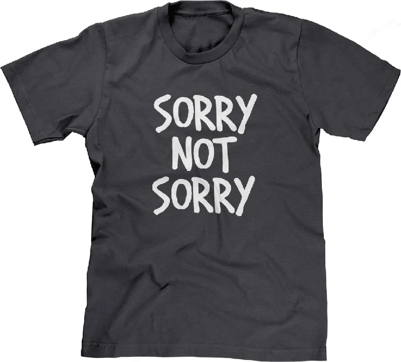 Sorry Not Sorry T-Shirt Jersey Fabric Tulle Fabric Batik Fabric