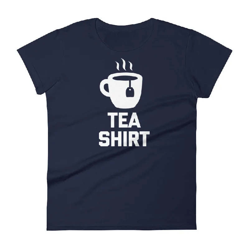 Tea Shirt T-Shirt (Womens) Front Pockets Side Pockets Patch Pockets