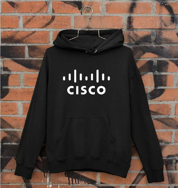 cisco Unisex Hoodie for Men/Women Hoodie with Distressed Vintage Worn