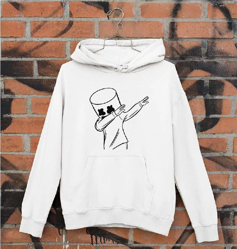 Dab Marshmello Unisex Hoodie for Men/Women Hoodie with Thumb Holes Functional Cozy