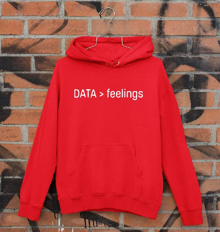 Data Unisex Hoodie for Men/Women Hoodie with Oversized Fit Loose Comfortable