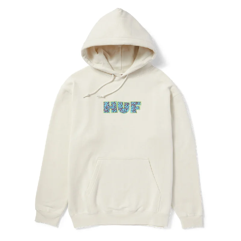 Huf Womens Cheata Hoodie Bone Hoodie with Contrast Stitching Detailed Premium