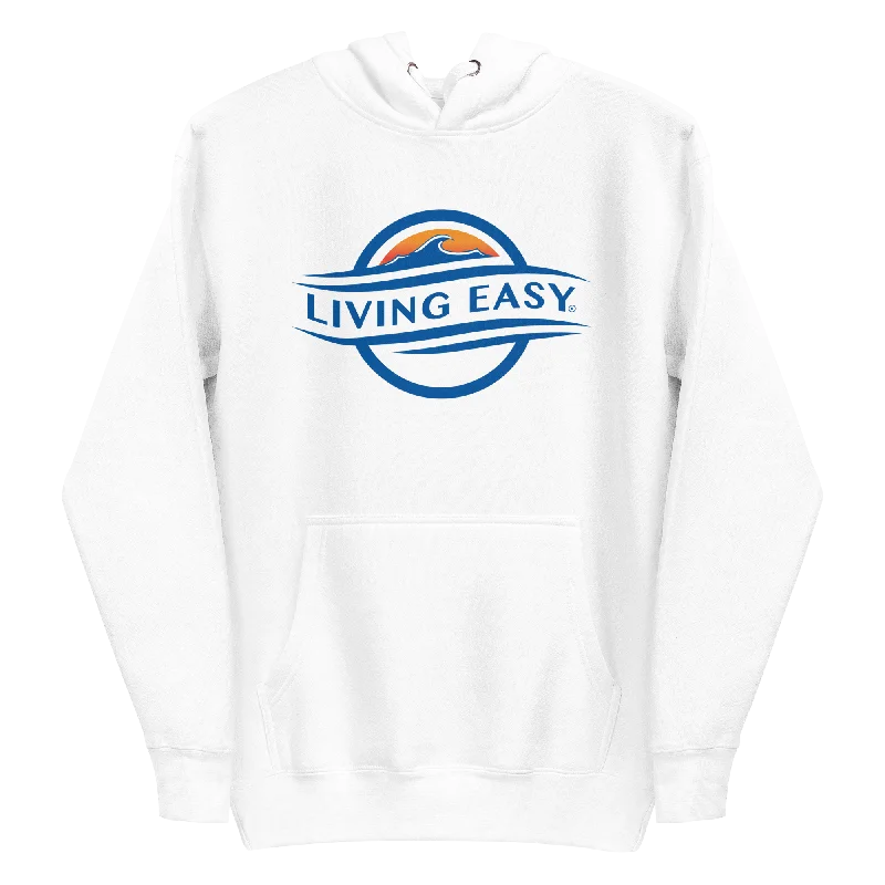 Living Easy® Logo Hoodie Hoodie Crop Top Short Trendy