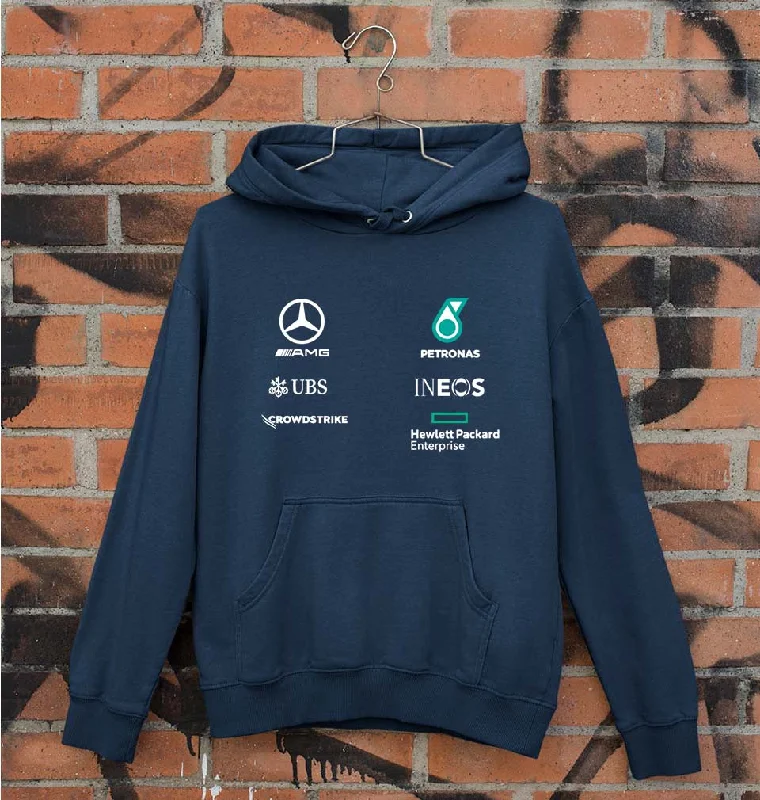 Mercedes AMG Petronas F1 2021 Team Unisex Hoodie for Men/Women Hoodie with Slim Fit Tailored Modern