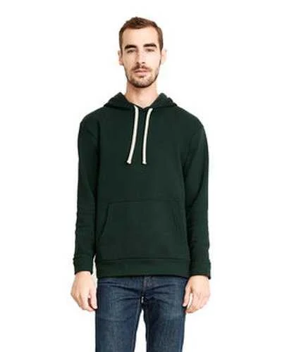 Next Level 9303 Unisex Santa Cruz Pullover Hooded Sweatshirt - Forest Green Hoodie with Relaxed Fit Easy Casual