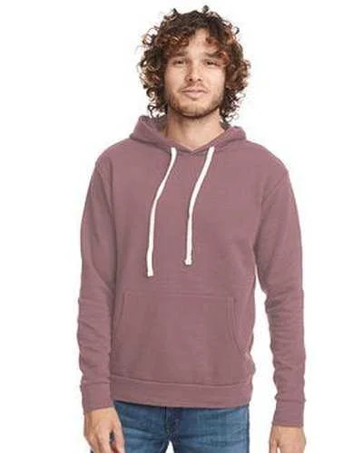 Next Level 9303 Unisex Santa Cruz Pullover Hooded Sweatshirt - Mauve Hoodie with Puffed Sleeves Voluminous Trendy