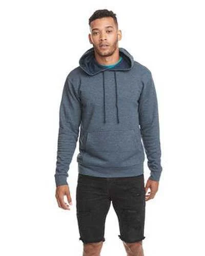 Next Level 9303 Unisex Santa Cruz Pullover Hooded Sweatshirt - Royal Hoodie with Turtle Neck Cozy Winter