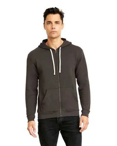 Next Level 9602 Unisex Santa Cruz Full-Zip Hooded Sweatshirt - Heavy Metal Hoodie with Hem Fringe Bohemian Relaxed