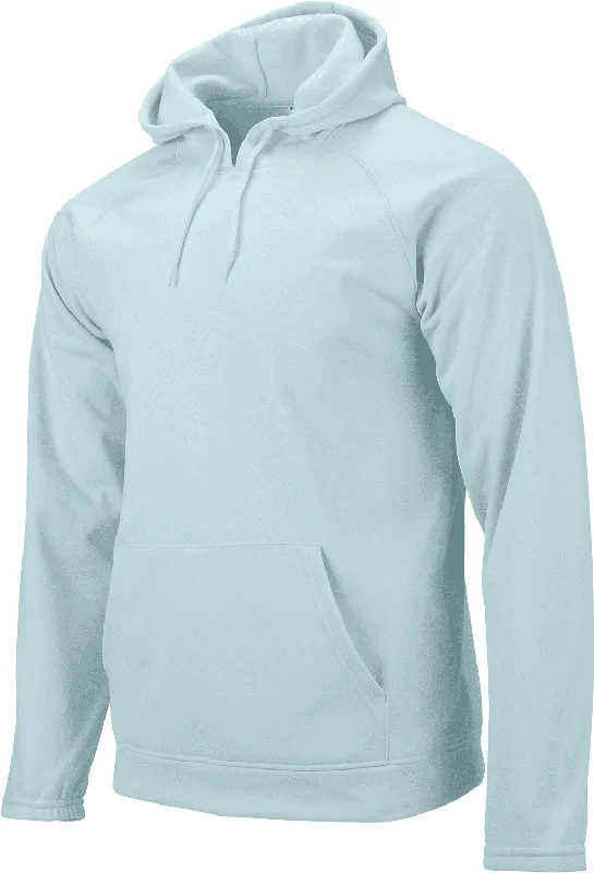 Paragon 305 Vail Performance Fleece Hoodie - Aqua Blue Hoodie with Bell Sleeves Flared Feminine