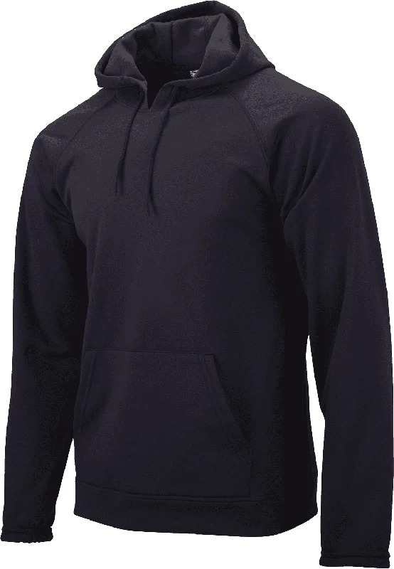 Paragon 305 Vail Performance Fleece Hoodie - Black Hoodie with Elastic Cuffs Stretchable Comfortable