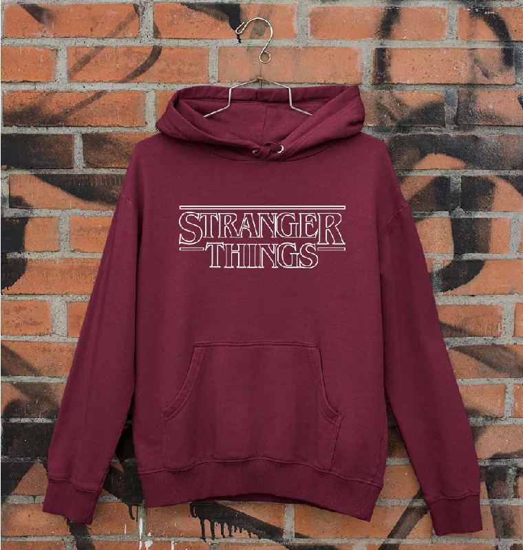 Stranger Things Unisex Hoodie for Men/Women Hoodie with Contrast Stitching Detailed Premium