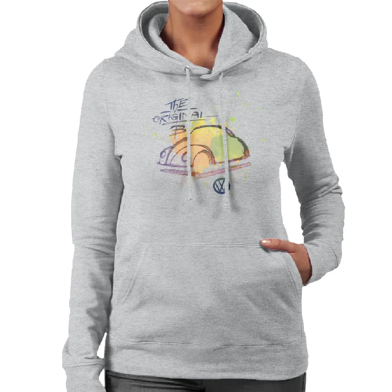 Volkswagen The Original B Women's Hooded Sweatshirt Hoodie with Earth Tones Natural Calm