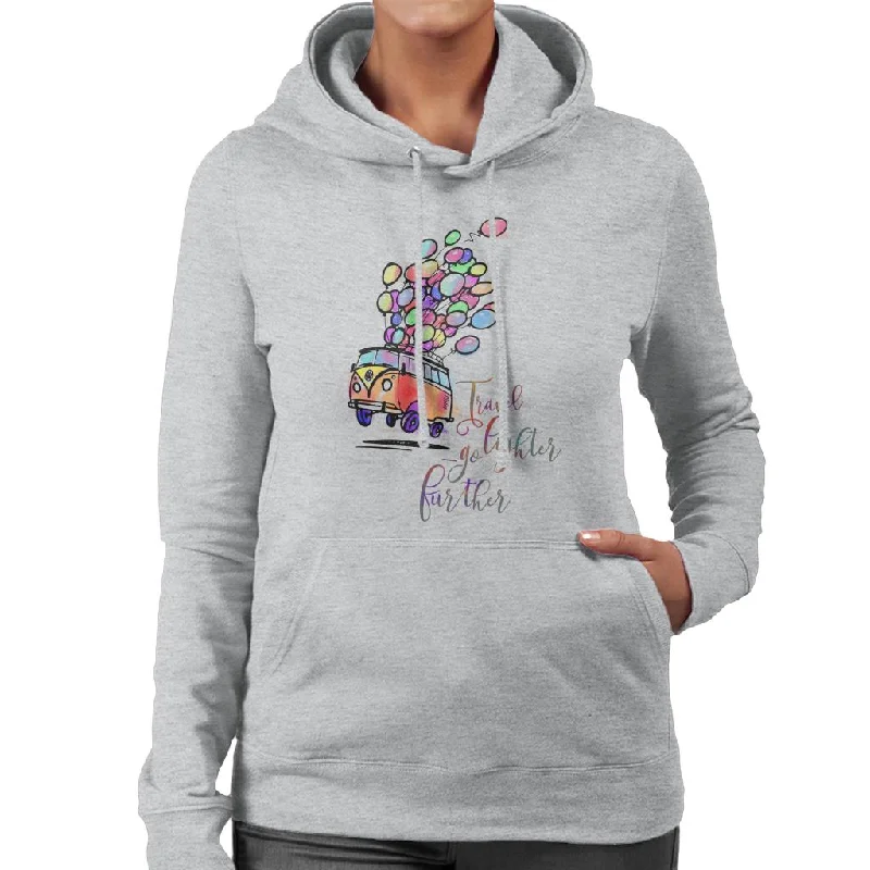 Volkswagen Travel Go Lighter Further Women's Hooded Sweatshirt Hoodie Sweatshirt Pullover