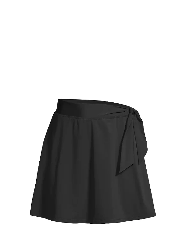 Amy Swim Skirt Black chiffon skirt delicate