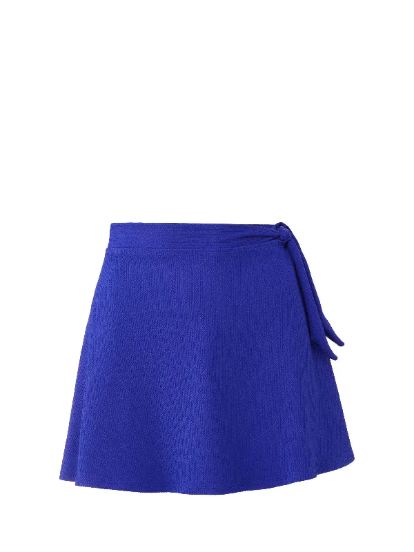 Amy Swim Skirt Iris Texture denim skirt casual