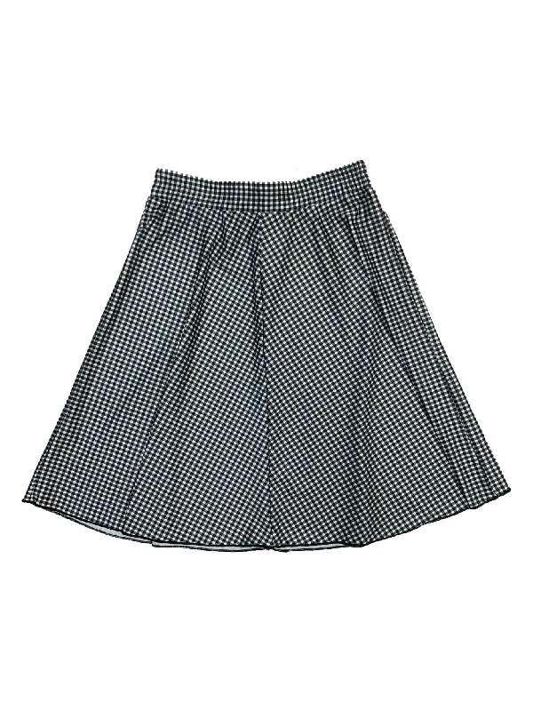 Ladies Gingham Flairy Swim Skirt velvet skirt plush