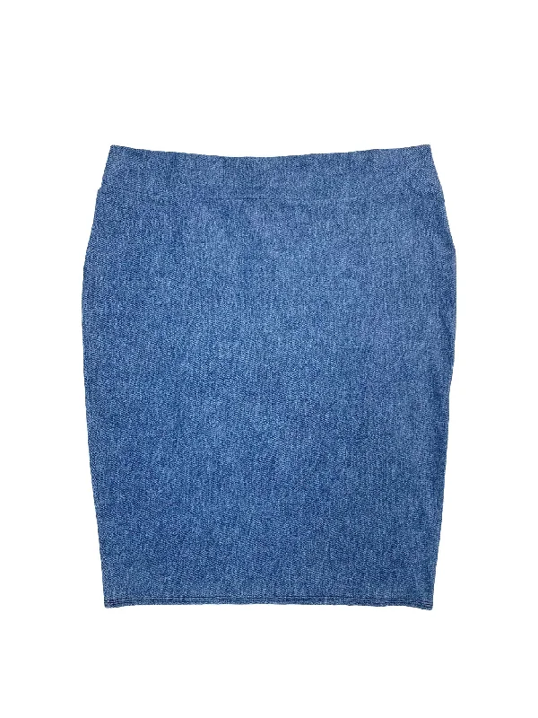 Denim Pencil Swim Skirt velvet skirt luxury