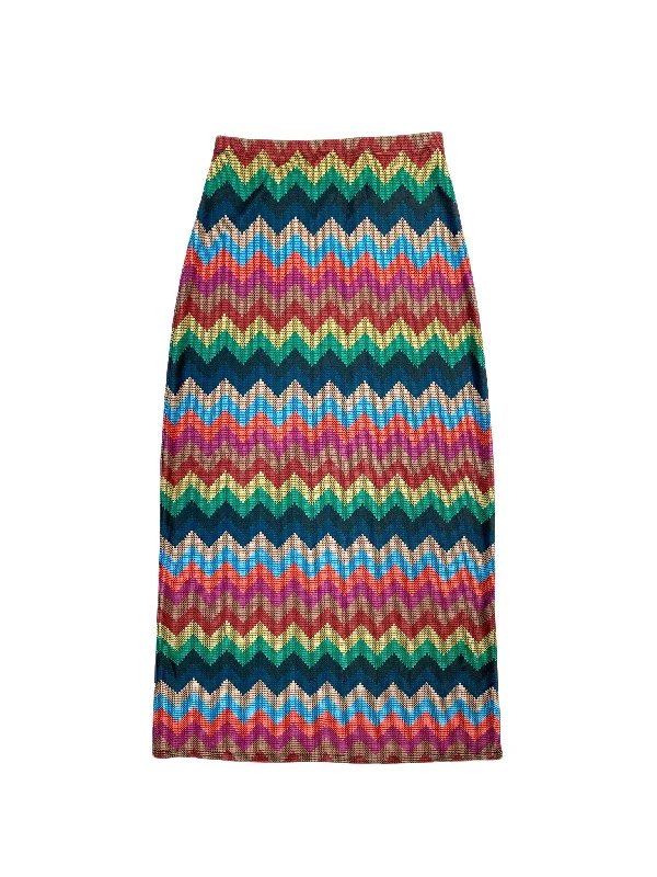 Missoni Maxi Swim Skirt patchwork skirt art