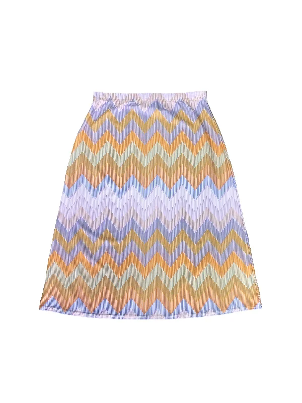 Sunset Chevron A Line Swim Skirt pencil skirt chic