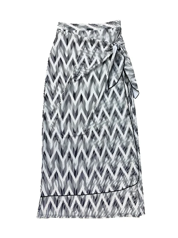 Ladies Chevron Maxi Sarong Wrap Swim Skirt breathable skirt fabric