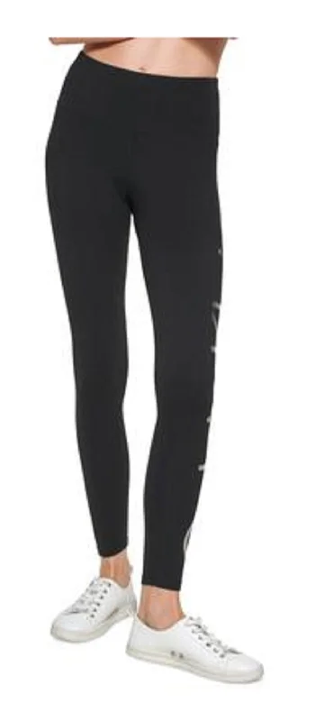 Calvin Klein Performance Women's High Rise Leggings, Pewter L Chic Velvet Soft Leggings