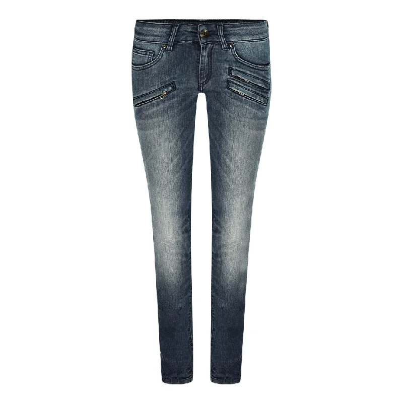 Balmain Fp5359Ji363 Blue Jeans Stylish Cargo Style Jeans