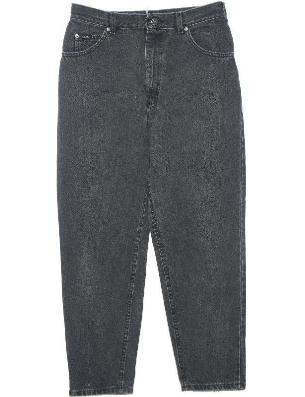 Tapered Lee Jeans - W28 L26 Chic Cropped Jeans